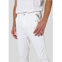 Pantaloni Montar Gary uomo full grip Bianco