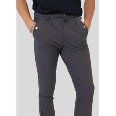 Pantaloni Montar Gary uomo grip ginocchia Grigio Pantaloni Montar Gary uomo grip ginocchia Grigio