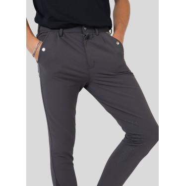 Pantaloni Montar Gary uomo grip ginocchia Grigio Pantaloni Montar Gary uomo grip ginocchia Grigio