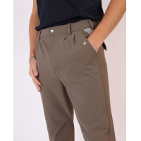 Pantaloni Montar Gary da uomo con rinforzo alle ginocchia Fango Marrone Pantaloni Montar Gary da uomo con rinforzo alle ginocchia Fango Marrone