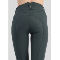 Pantaloni Montar Megan a vita alta da donna full grip Vol 2 Verde bottiglia Pantaloni Montar Megan a vita alta da donna full grip Vol 2 Verde bottiglia