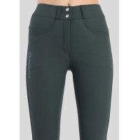 Pantaloni Montar Megan a vita alta da donna full grip Vol 2 Verde bottiglia Pantaloni Montar Megan a vita alta da donna full grip Vol 2 Verde bottiglia