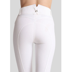 Pantaloni Montar Megan a vita alta da donna full grip Vol 2 Bianco