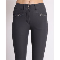 Pantaloni Montar Molly Yati da donna a vita alta full grip Grigio