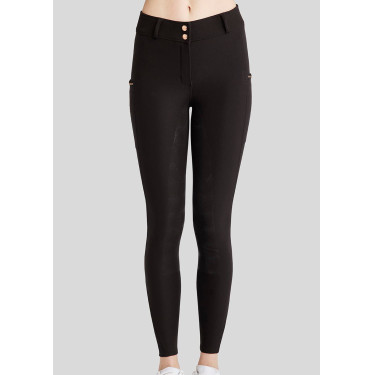 Pantaloni Montar MoMaddie full grip donna Nero / oro rosa Pantaloni Montar MoMaddie full grip donna Nero / oro rosa