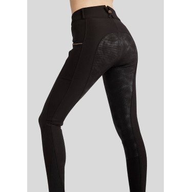 Pantaloni Montar MoMaddie full grip donna Nero / oro rosa Pantaloni Montar MoMaddie full grip donna Nero / oro rosa