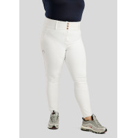Pantaloni Montar a vita alta Briella crystal Rose gold Curve full grip donna Bianco Pantaloni Montar a vita alta Briella crystal Rose gold Curve full grip donna Bianco