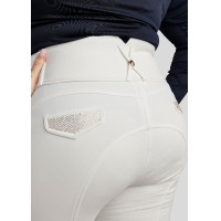 Pantaloni Montar a vita alta Briella crystal Rose gold Curve full grip donna Bianco Pantaloni Montar a vita alta Briella crystal Rose gold Curve full grip donna Bianco