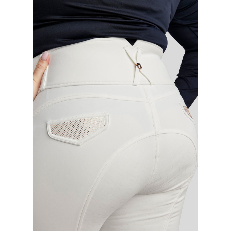 Pantaloni Montar a vita alta Briella crystal Rose gold Curve full grip donna Pantaloni Montar a vita alta Briella crystal Rose gold Curve full grip donna
