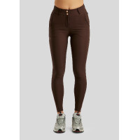 Pantaloni Montar a vita alta Briella crystal Rose gold Curve full grip donna Bianco Pantaloni Montar a vita alta Briella crystal Rose gold Curve full grip donna Bianco