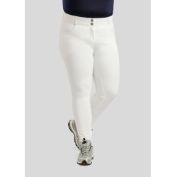Pantaloni da equitazione Montar a vita alta ESS Megan Vol 2 Curve donna Bianco