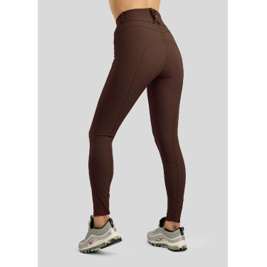 Pantaloni da equitazione Montar a vita alta ESS Megan Vol 2 Curve donna Marrone Pantaloni da equitazione Montar a vita alta ESS Megan Vol 2 Curve donna Marrone
