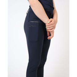 Pantaloni Montar Yati Crystal Junior full grip Marina Blu marino