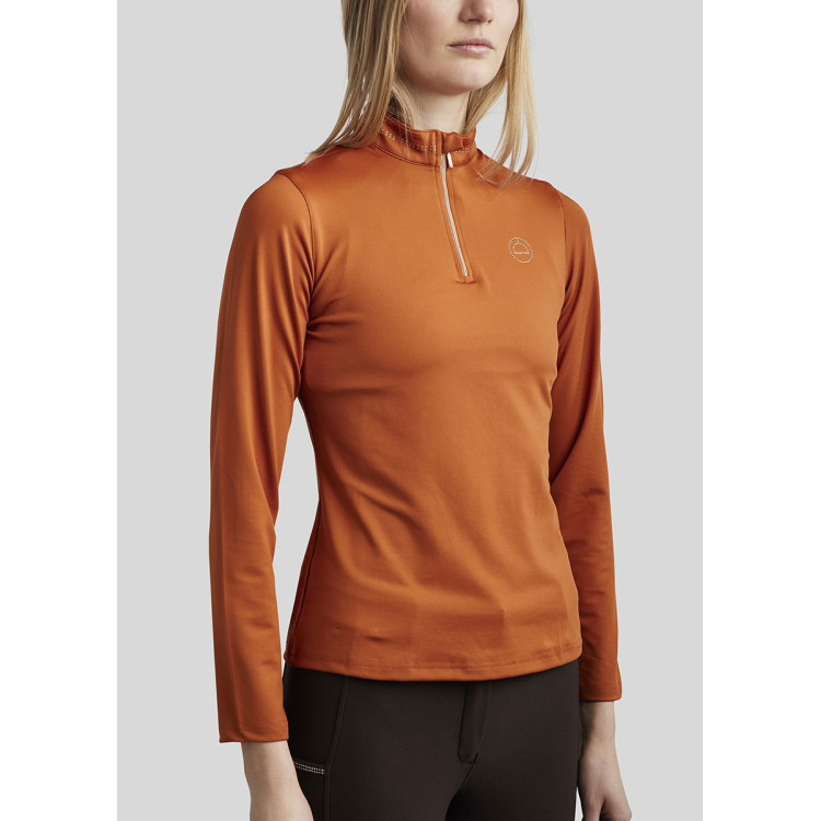 Polo da allenamento Montar MoEverline a maniche lunghe da donna Polo da allenamento Montar MoEverline a maniche lunghe da donna