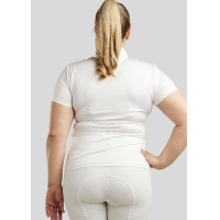 Polo da concorso Montar crystal chiaro donna Bianco Polo da concorso Montar crystal chiaro donna Bianco