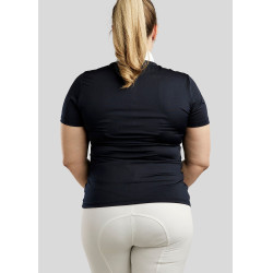 Polo da concorso Montar crystal chiaro donna Marina Blu marino