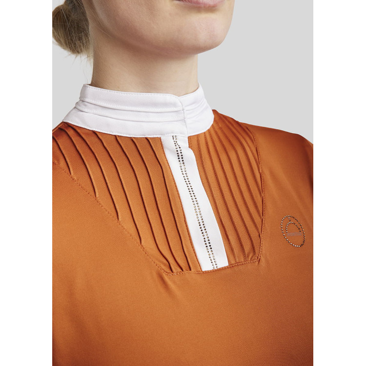 Polo da concorso Montar MoRosie a maniche lunghe da donna Polo da concorso Montar MoRosie a maniche lunghe da donna