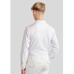 Polo da concorso Montar MoWill maniche lunghe donna Bianco Polo da concorso Montar MoWill maniche lunghe donna Bianco