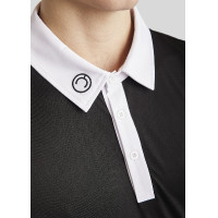 Polo da concorso Montar MoWill maniche lunghe donna Bianco