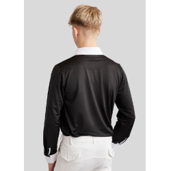 Polo da concorso Montar MoWill maniche lunghe donna Nero