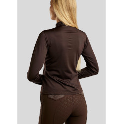 Polo Montar Briella a maniche lunghe crystal Rose gold Curve donna Marrone Polo Montar Briella a maniche lunghe crystal Rose gold Curve donna Marrone