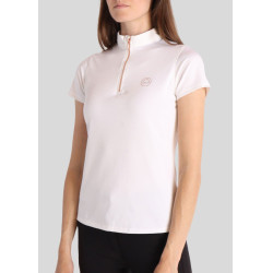 Polo Montar Everly Mon Tech donna maniche corte rosa oro
