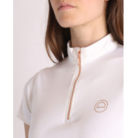 Polo Montar Everly Mon Tech donna maniche corte rosa oro Bianco Polo Montar Everly Mon Tech donna maniche corte rosa oro Bianco