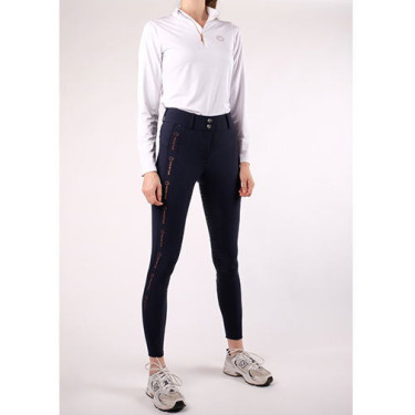 Polo Montar Everly Mon Tech donna maniche lunghe rosa oro Bianco