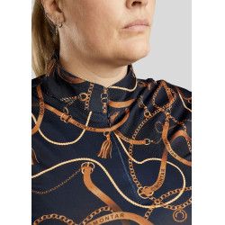 Polo Montar Haily Bridle maniche lunghe Curve donna Marina Blu marino