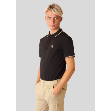 Polo Montar uomo con colletto a contrasto maniche corte