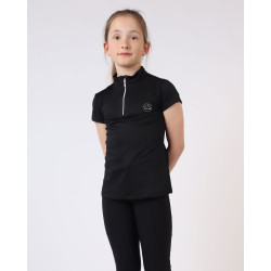 Polo Montar Junior Everly maniche corte Nero Polo Montar Junior Everly maniche corte Nero