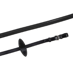 Redini Montar in gomma senza fibbia cuoio conciato Nero