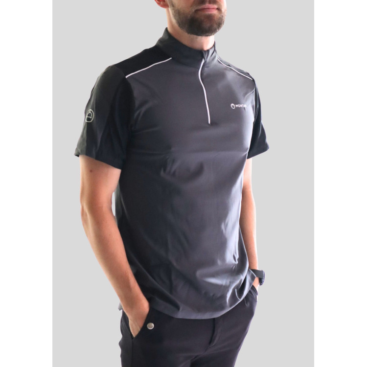 T-shirt da training Montar a maniche corte uomo