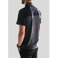 T-shirt da training Montar a maniche corte uomo Grigio