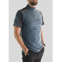 T-shirt da training Montar a maniche corte uomo Marrone