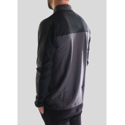 Maglia da allenamento Montar a maniche lunghe da uomo Grigio Maglia da allenamento Montar a maniche lunghe da uomo Grigio