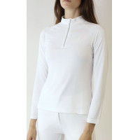T-shirt Montar MoMaja a maniche lunghe da donna Bianco T-shirt Montar MoMaja a maniche lunghe da donna Bianco
