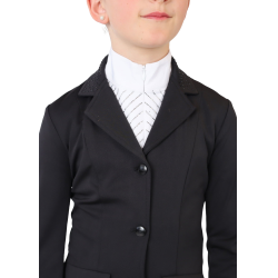 Giacca da concorso Montar Junior tono su tono con cristalli Nero Giacca da concorso Montar Junior tono su tono con cristalli Nero