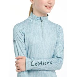 Base Layer LeMieux Casey Young Rider Ghiacciaio Blu