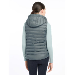 Gilet senza maniche con cappuccio LeMieux Milly Young Rider Petrolio Blu