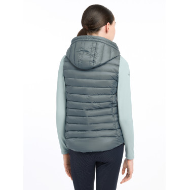 Gilet senza maniche con cappuccio LeMieux Milly Young Rider Petrolio Blu