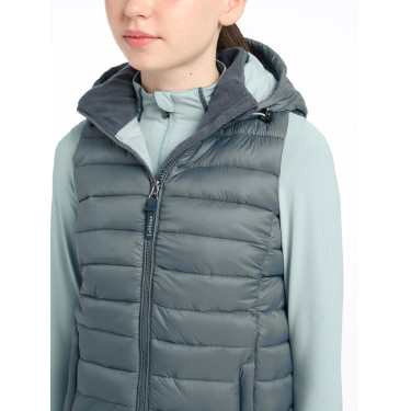 Gilet senza maniche con cappuccio LeMieux Milly Young Rider Petrolio Blu