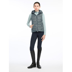 Gilet senza maniche con cappuccio LeMieux Milly Young Rider Petrolio Blu