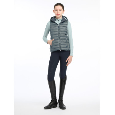 Gilet senza maniche con cappuccio LeMieux Milly Young Rider Petrolio Blu