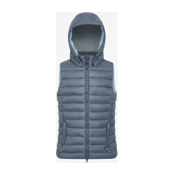 Gilet senza maniche con cappuccio LeMieux Milly Young Rider Petrolio Blu