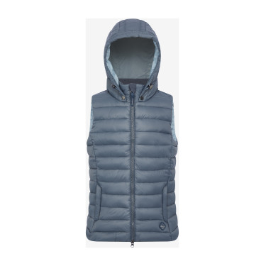 Gilet senza maniche con cappuccio LeMieux Milly Young Rider Petrolio Blu