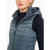 Gilet senza maniche con cappuccio LeMieux Tilly donna Petrolio Blu Gilet senza maniche con cappuccio LeMieux Tilly donna Petrolio Blu