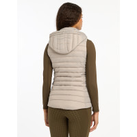 Gilet senza maniche con cappuccio LeMieux Tilly donna Cenere Blu marino