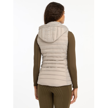 Gilet senza maniche con cappuccio LeMieux Tilly donna Cenere Blu marino