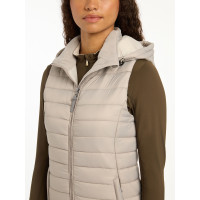 Gilet senza maniche con cappuccio LeMieux Tilly donna Cenere Blu marino